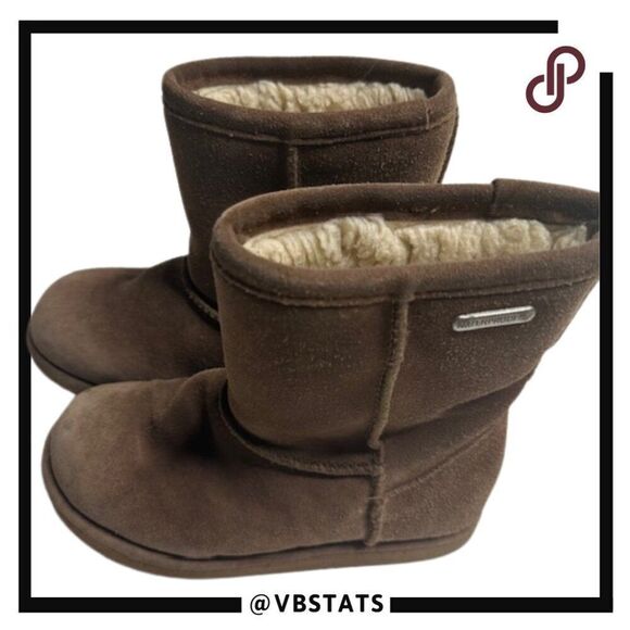 Emu Australia Brumby Lo Kids Midcalf Boot in Brown Size 12 (Kids) - Picture 7 of 11